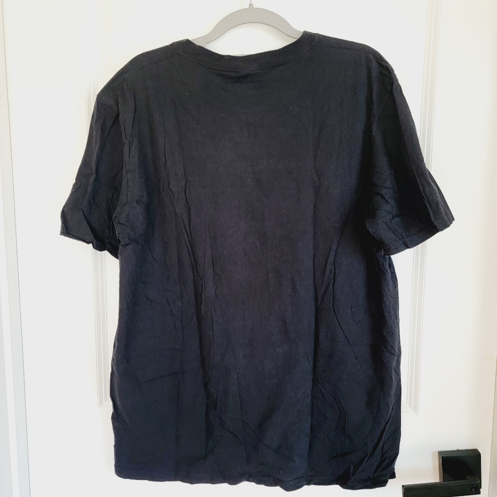 Unisex Black I Can't Breathe Short Sleeve T-Shirt Sz L - Picture 3 of 8